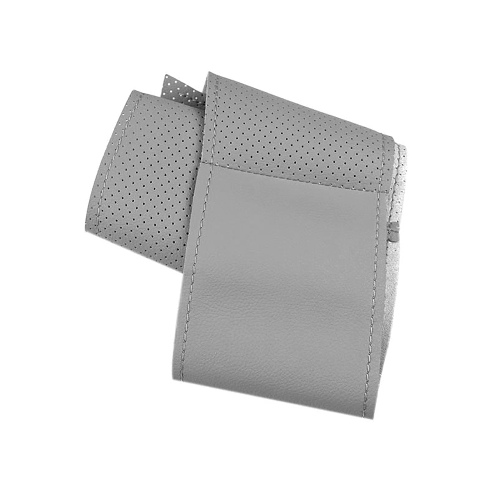 Lenkradabdeckung Auto Innen Lenkrad Abdeckung Perforierte Mikrofaser Leder Trim Für Benz Für C-Klasse Für W204 2007 2008 2009 2010 2011 Lenkradbezug(Gray) von NaNMiBHd