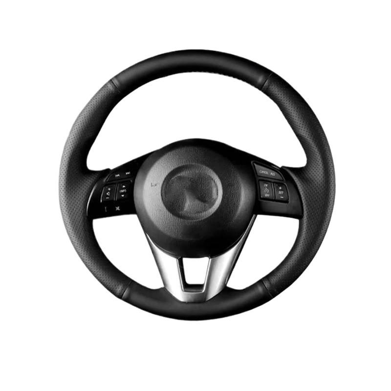 Lenkradabdeckung Auto-Lenkradabdeckung Lenkradgeflecht Für Mazda Für CX-5 Für CX5 Für Atenza 2014 Für Mazda 3 Für CX-3 Für Scion Für IA 2016 Lenkradbezug(Blue Thread) von NaNMiBHd