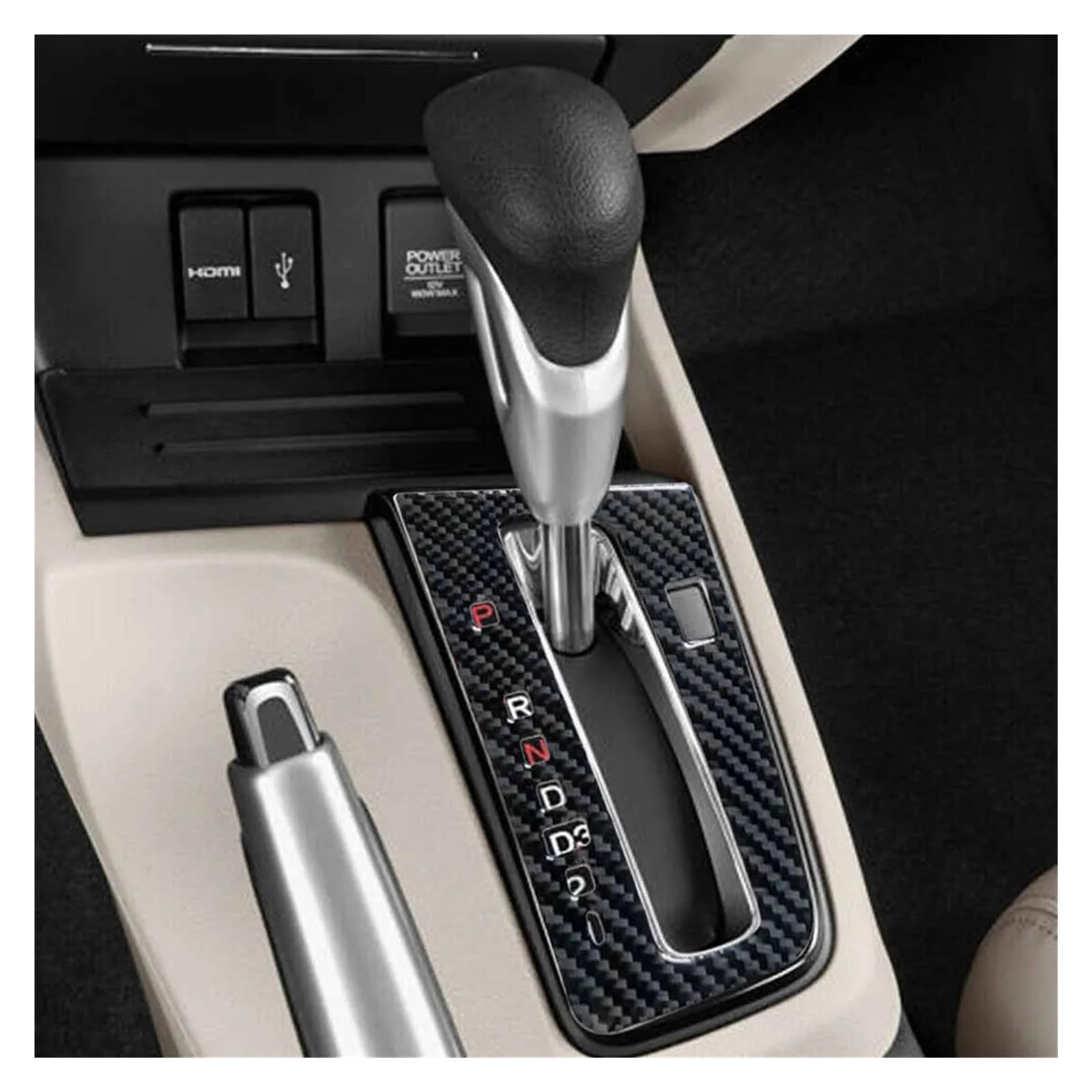 Mittelkonsole Dekor Auto Center Console Gear Shift Panel Rahmen Abdeckung Trim Aufkleber Für Civic Für Coupe 2013 2014 2015 Getrieberahmen Dekor von NaNMiBHd