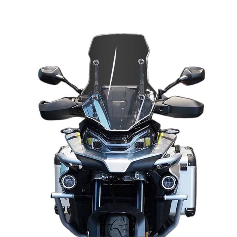 Motorrad Windschutzscheibe Für CFMOTO Für 800 MT Für 800MT 51 CM/56 cm Motorrad Windschutzscheibe Windschutz Front Glas Motorrad Windschott(A-51CM) von NaNMiBHd