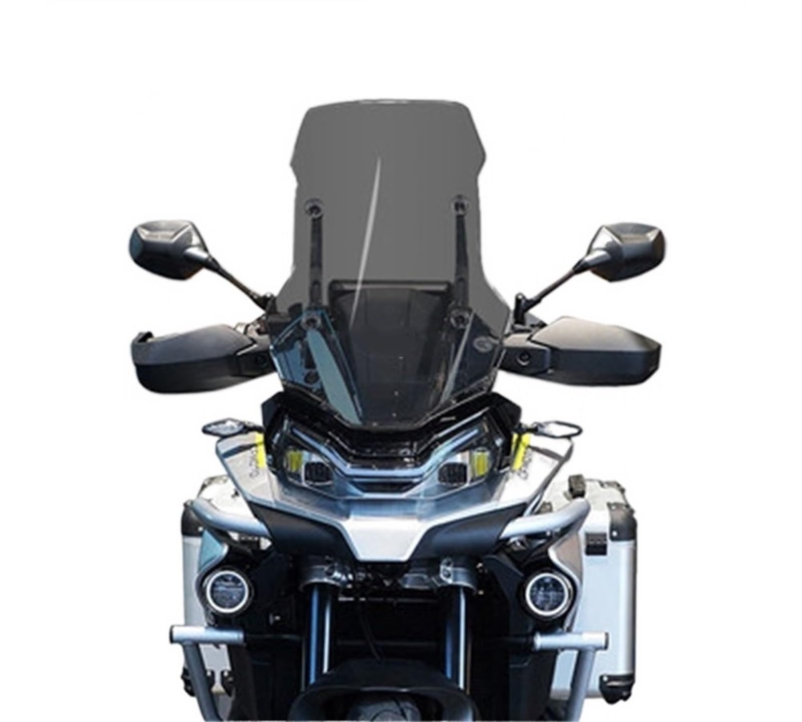 Motorrad Windschutzscheibe Für CFMOTO Für 800 MT Für 800MT 51 CM/56 cm Motorrad Windschutzscheibe Windschutz Front Glas Motorrad Windschott(B-51CM) von NaNMiBHd