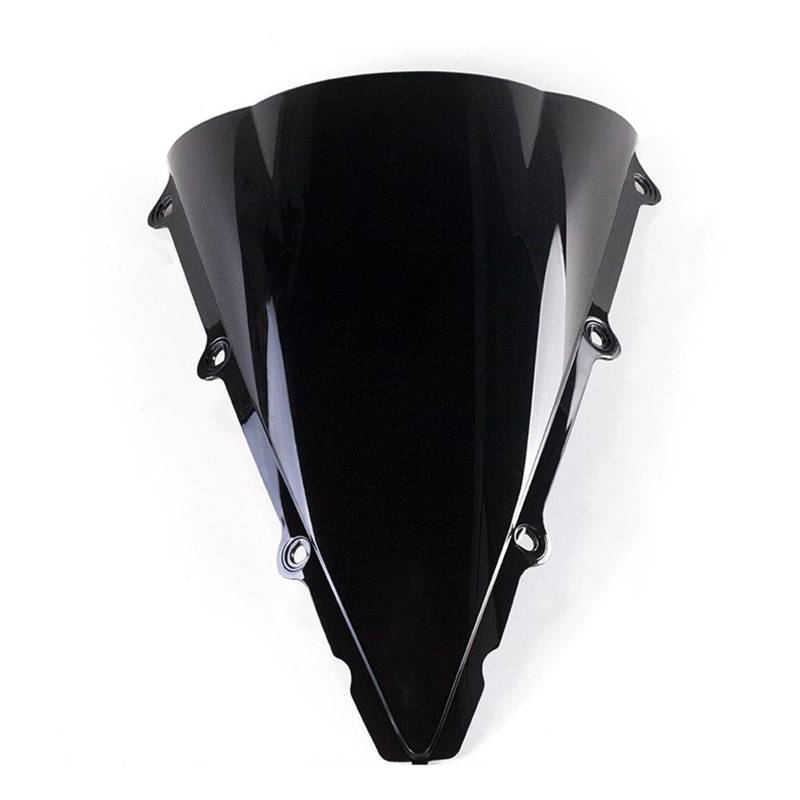 Motorrad Windschutzscheibe Für Für YZF Für R1 2002 2003 Motorrad Windschutzscheibe Windschutz Double Bubble Wind Shield Bildschirm Zubehör Motorrad Windschott(Black) von NaNMiBHd