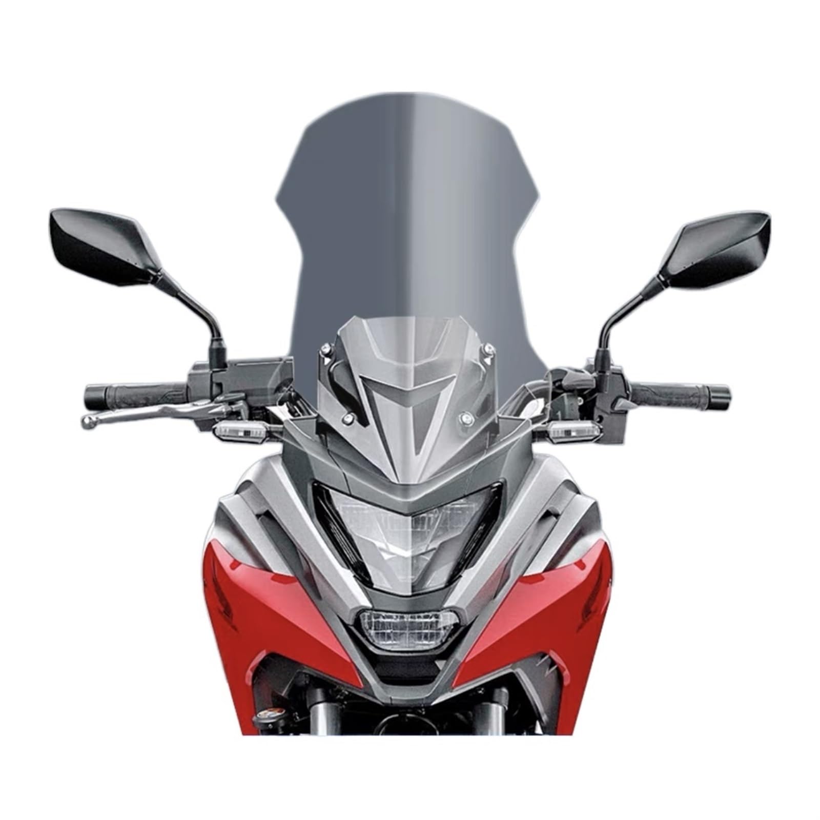 Motorrad Windschutzscheibe Für NC750X Für NC 750X 2021 51CM 60CM Motorrad Erhöhung Windschutzscheibe Windschutz Front Glas Motorrad Windschott(600mm) von NaNMiBHd