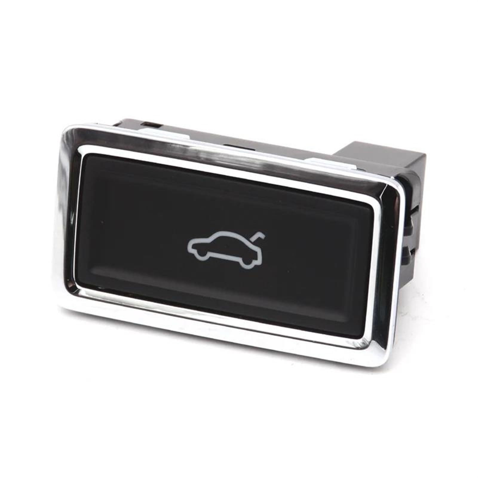 Türschloss Kofferraum Hinten Für A4 Für B8 Für A6 Für C7 A8 Q7 Auto Elektrische Kofferraum Deckel Lock Schalter Push Button Hinten Heckklappe Schloss Block Kofferraumschloss(Black Chrome) von NaNMiBHd