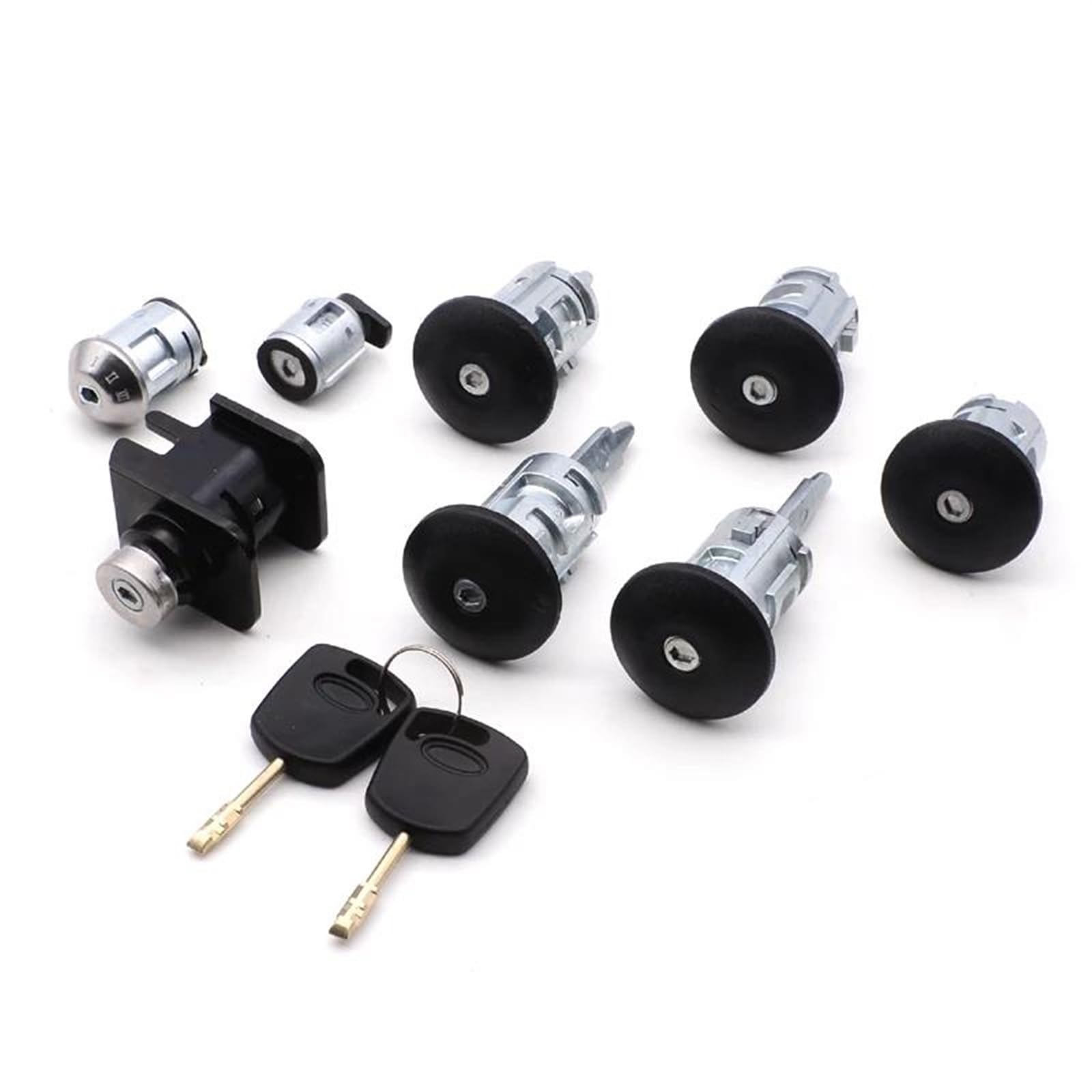 Türschloss Kofferraum Hinten Für Ford Für Transit Für Connect 2002-2013 2T1AV22050AD Full Lock Set Auto Zündung Schalter Links Rechts Türschloss Stamm Schloss Kofferraumschloss von NaNMiBHd