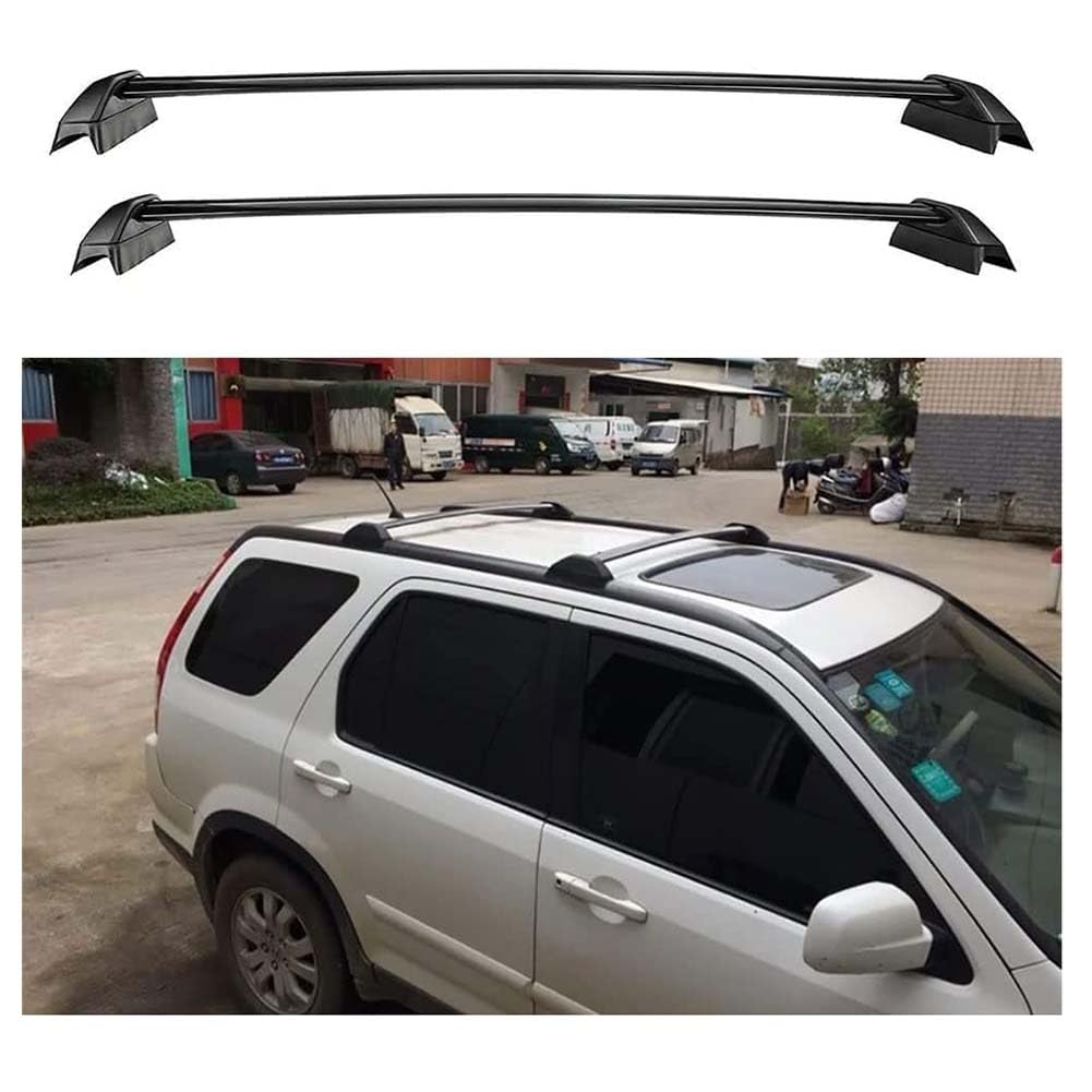 2 Stück Aluminium Auto Dachträger Querträger für Hon-da CRV CR-V 2002-2006, Auto Dachgepäckträger Querstangen Gepäckträger Querträgerschiene Auto Transport Zubehör von NanDeZ