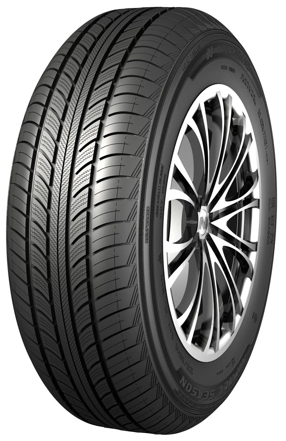 NANKANG 175/55 R 15 TL 77H N-607+ MFS M+S 3PMSF Allwetter Ganzjahresreifen DOT22 von Nankang