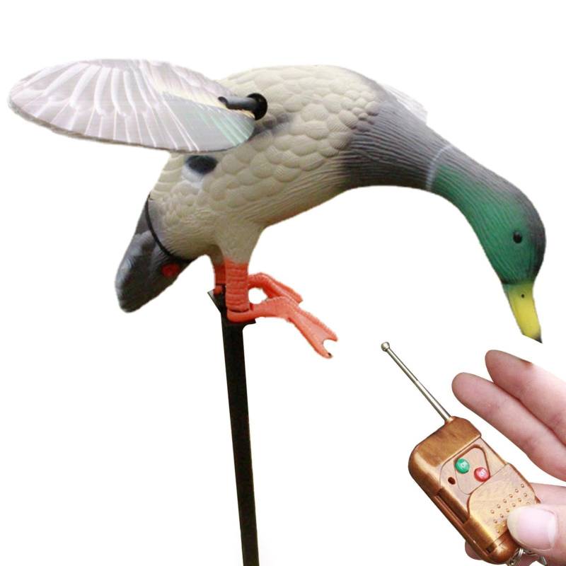 Nankoyal Bewegung Entenköder | Stockente Wing Flexible Duck Decoy - Fernbedienung Electric Duck Decoy batteriebetrieben für die Entenjagd schneller Decoy von Nankoyal