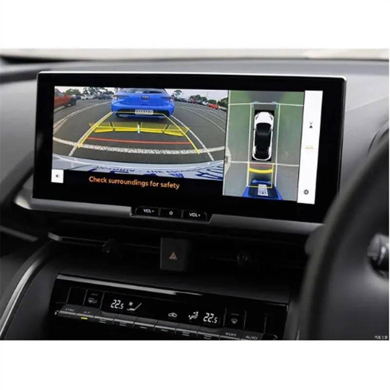 Naojino Kompatibel Mit Toyota Für C-HR 2024 12,3-Zoll-Auto-GPS-Navigations-LCD-Bildschirm Aus Gehärtetem Glas Displayschutzfolie Auto Displayschutzfolie von Naojino