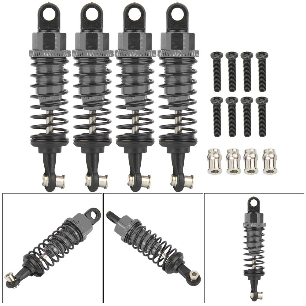 Aluminium Stoßdämpfer, Rc Stoßdämpfer Dämpfer Rc Aluminium Stoßdämpfer für WLtoys A949 A969 A979 K929 1/18 Rc Stoßdämpfer Modellauto (Ti) von Naroote