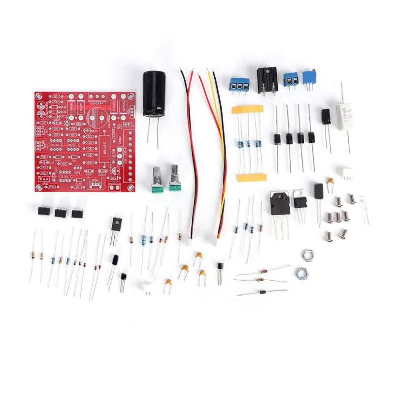 Netzteil DIY Kit, DC Geregeltes Netzteil DIY Kit Modul Teile Stabilisiert Kontinuierlich Einstellbar 030V 2mA3A Qualität ist Unsere Kultur Labor Stromversorgungen von Naroote