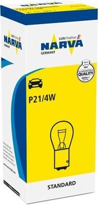 10 x 1 Narva P21/4 W Zweifaden Standard Lampe 12 V 21/4 W von Narva