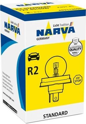 Narva GLÃœHLAMPE R2 12V/45/40W P45T-41 1SZT (BAÃ‘KA) von Narva