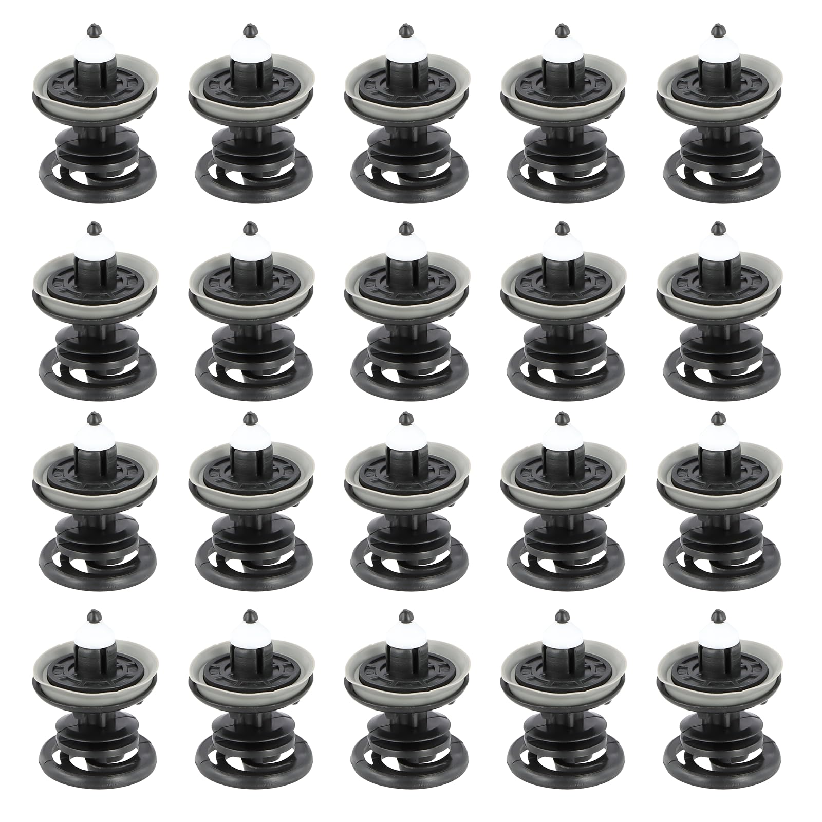 20 Stück Universal Auto Clips Kunststoff Befestigungclips, Kunststoff Auto Befestigung Clips Befestigung Clips Auto Befestigung Clips für den Autoinnenraum von Naseom