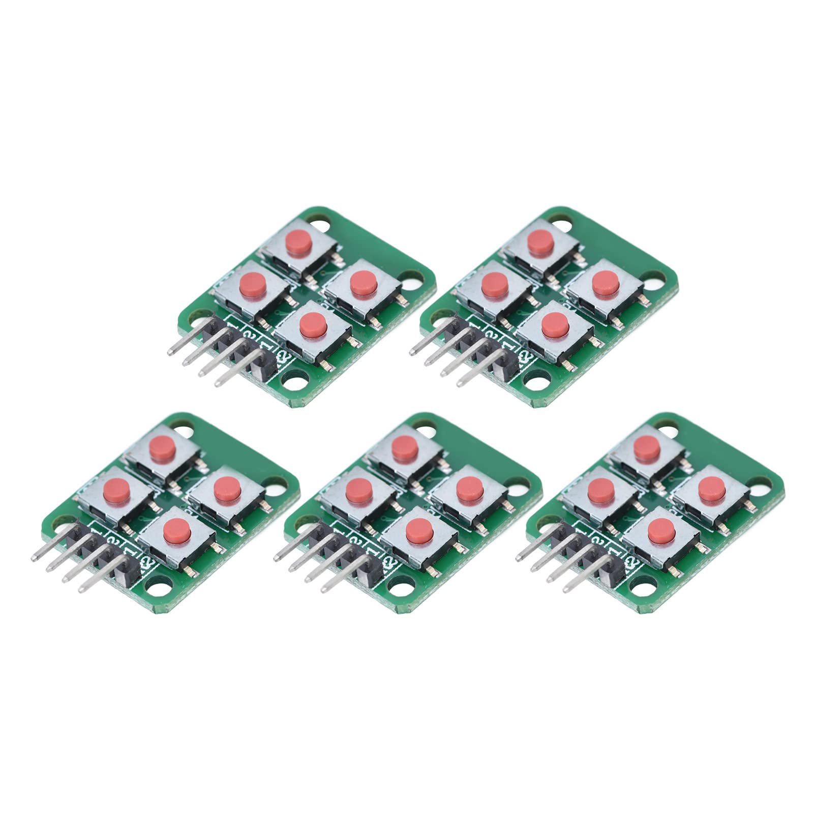 5PCS Array Switch Module, 4 Keypad Keyboard Module Array Key Switch Module 2x2 Gaming Keypad Module Für Elektrische Steuerung von Natudeco