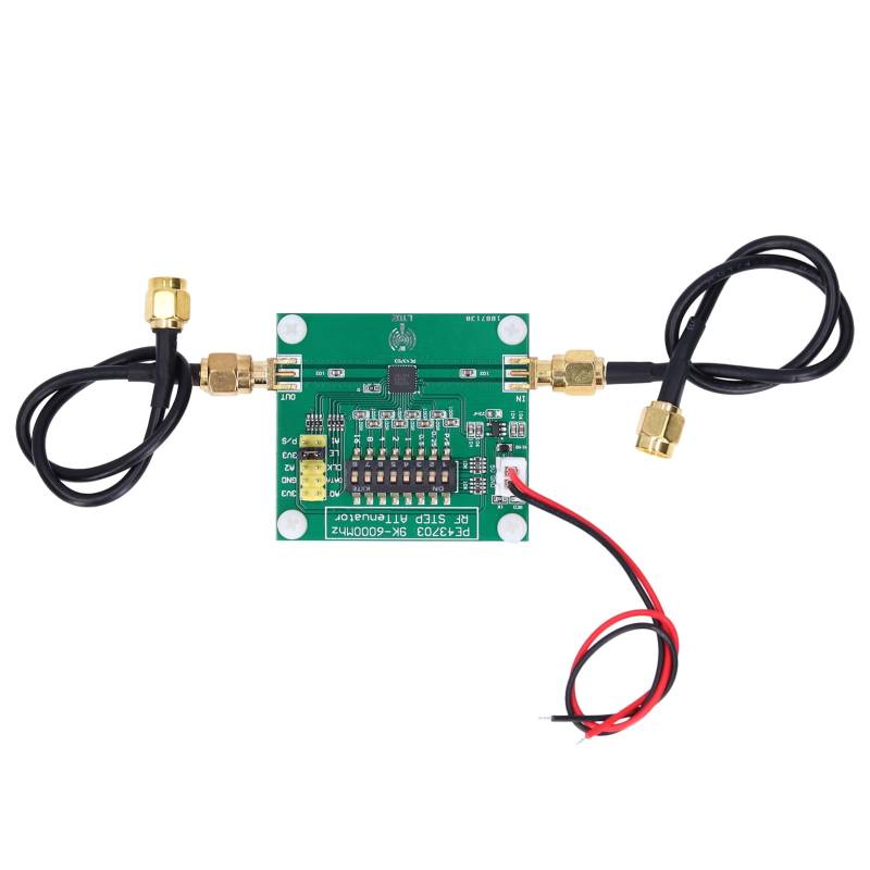 PE43703 Digitales HF-Dämpfungsmodul 9K-4GHz Bandbreite Programmierbare Stufendämpfungsplatine 0 bis 31,75 dB Schritt 0,25 dB Hochfrequenz-Dämpfungszubehör Abschwächermodul Abschwächermodul von Natudeco