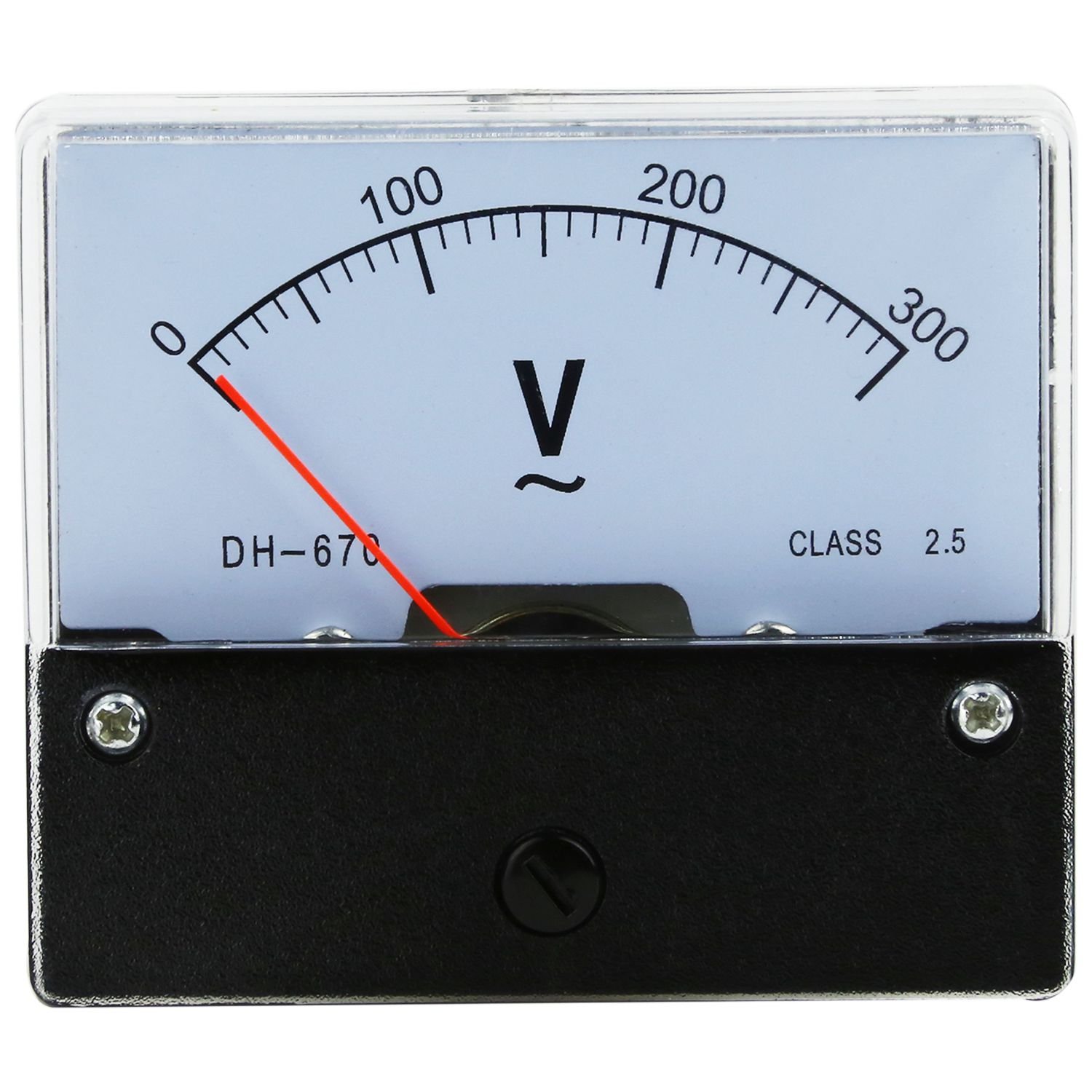 Naugan Rectangle Ac 0-300V Anzeige Analog Voltage Panel Meter Voltmeter Dh670 von Naugan