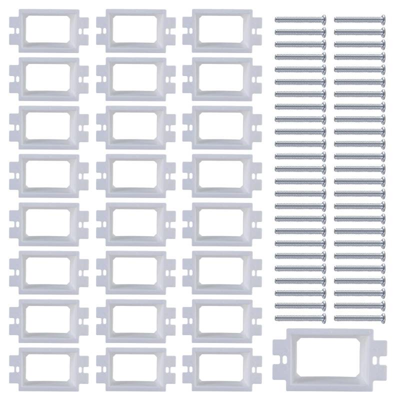 30 Set elektrische Kastenverlängerungen mit Schrauben, sichere elektrische Verlängerung, Mehrzweck, für Einzelgang-Netzschalter, Buchsen von Navna