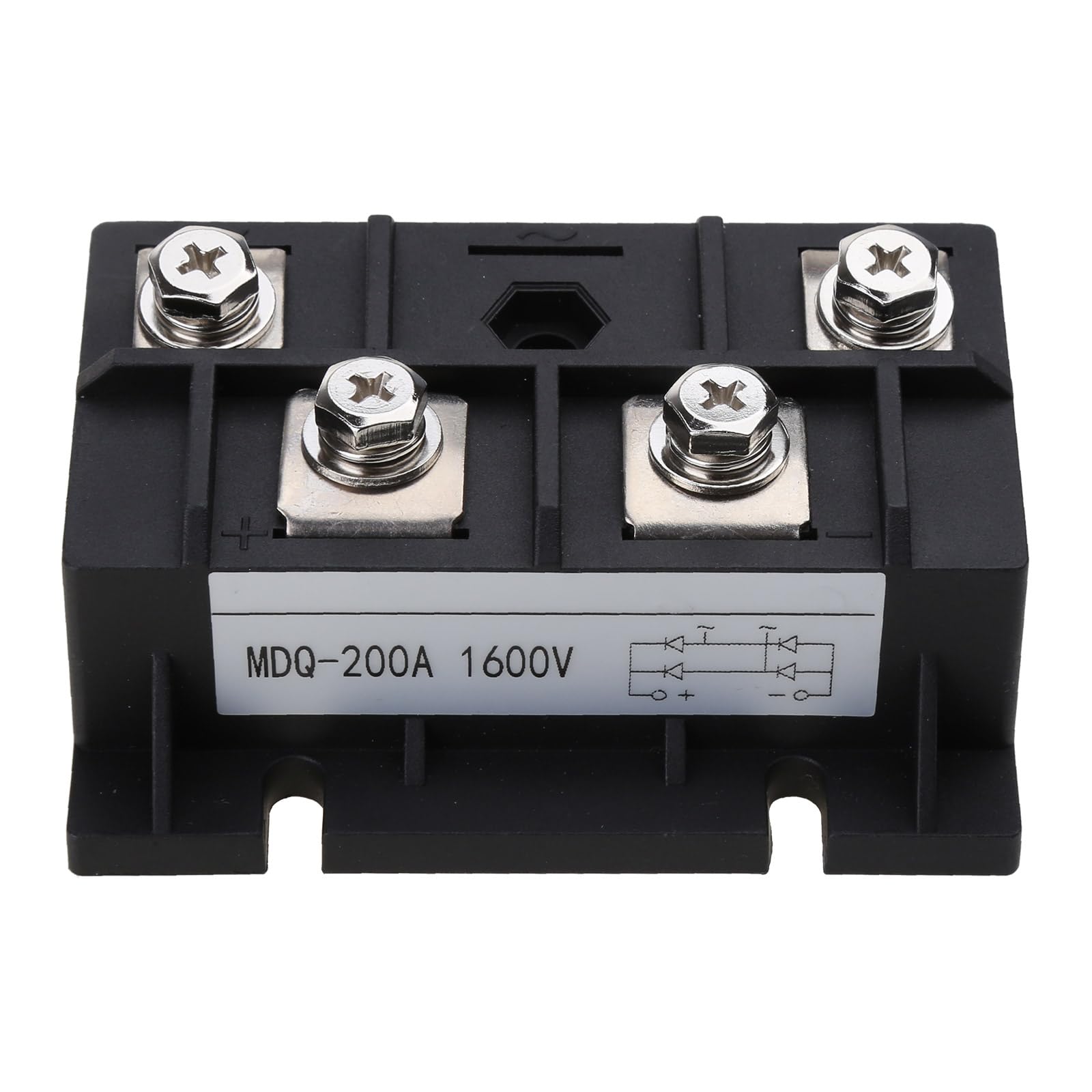 MDQ 4 Terminals Schwarz Einphasige Diode Brückengleichrichter 200A High Power 1600V Brückengleichrichtermodul von Navna