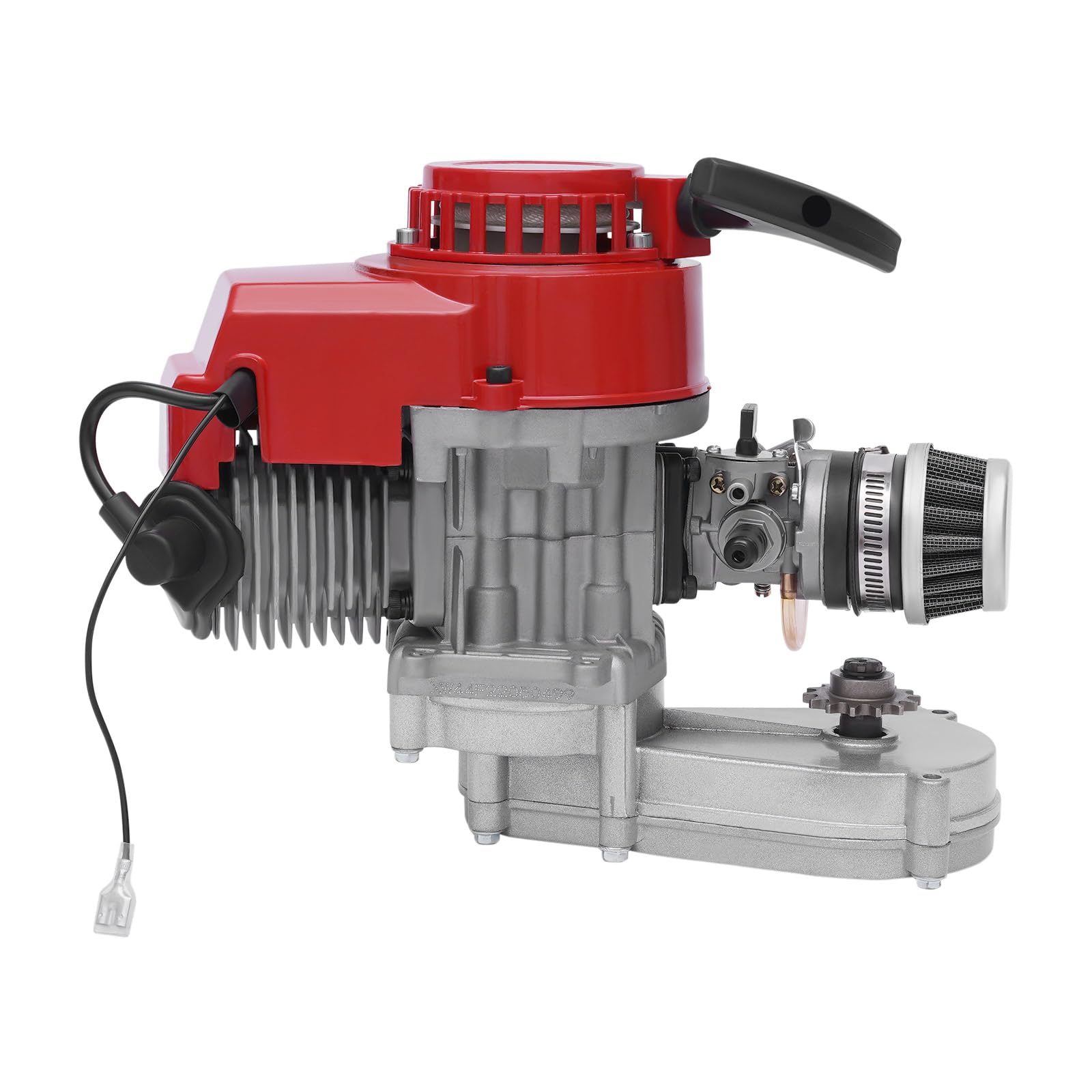 2 Takt Motor Motor Benzin Motorroller Benzinmotor Zweitaktmotor 49cc Einzylinder Zweitakt Motor, 1.9 KW, für Minimotorräder und Pocket-Motorräder von Naxidf