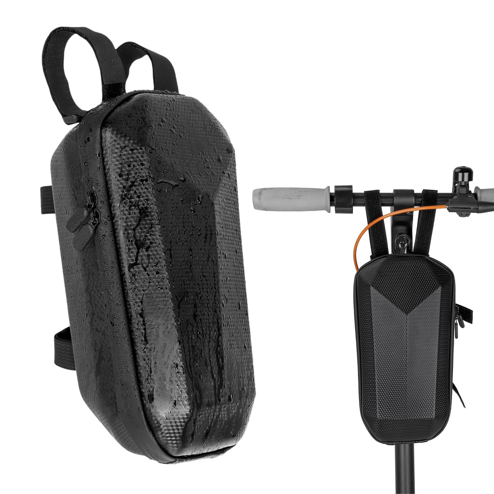 Nbbwwu Aufbewahrungstasche für Elektro-Scooter, Hartschalentasche, 4 l, regenfest, tragbar, Lenkertasche für Elektro-Scooter und Rennrad von Nbbwwu