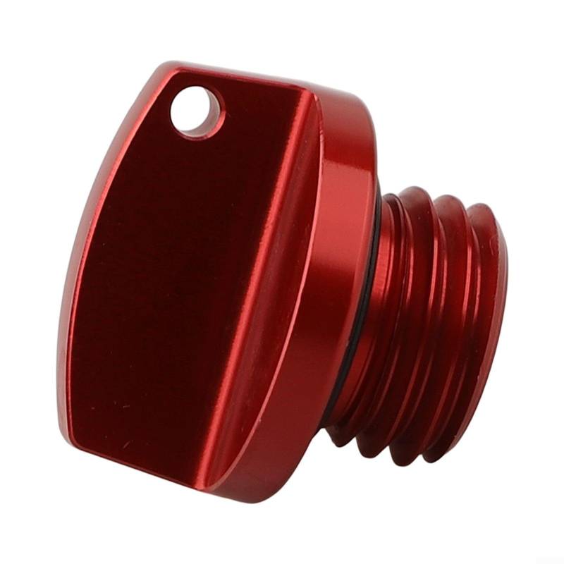 Ersatz-Motoröltankdeckel, CNC-gefrästes Design, passend für Honda CRF450X Z1000 und andere Modelle, Größe 20 x 2, 5 mm, Material (rot) von NbgrvB