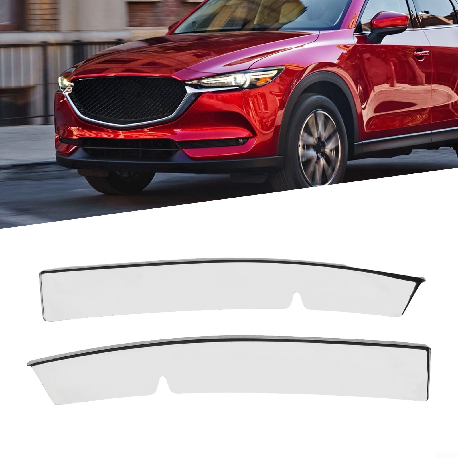 Für Mazda CX5 Chrom Frontstoßstange Unterer Kühlergrill Zierleiste Stilvoll und Praktisch von NbgrvB