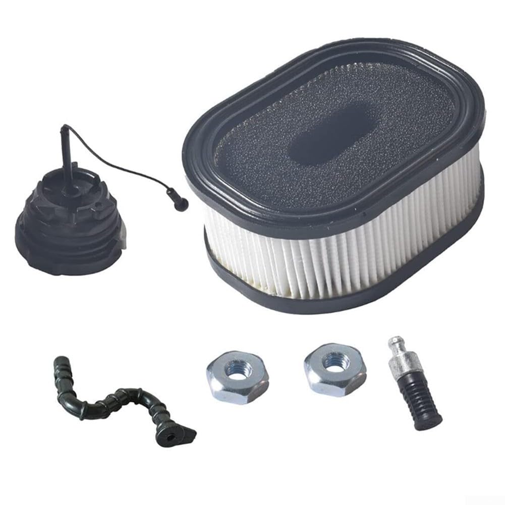 Kettensäge Luftfilter Kit für MS441 MS461 Ersatzteile Kompatibel mit 0000 120 1653 - Inklusive Luftfilter, Ölfilter, Kraftstoffleitung, Tankdeckel, Muttern - für verbesserte Leistung von NbgrvB