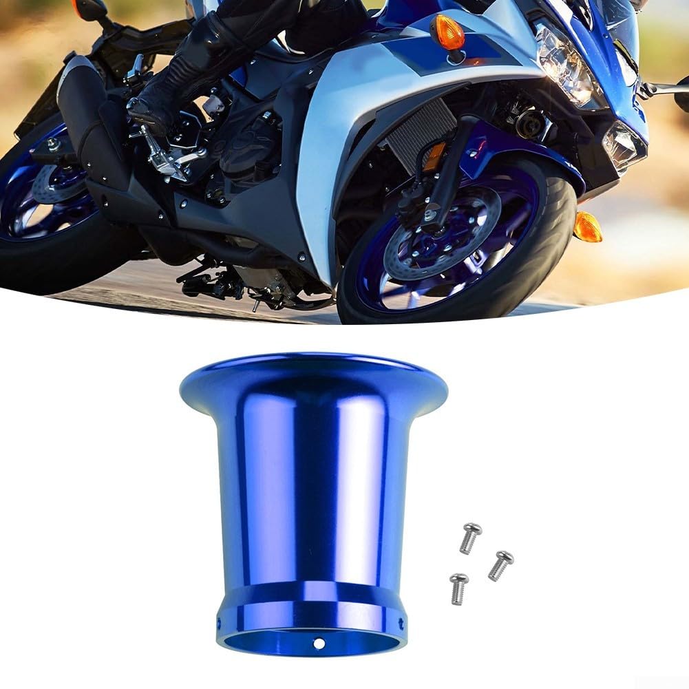 Motorrad-Vergaser-Luftfilter-Windbecher aus Aluminiumlegierung, 50 mm Größe für verbesserte Leistung auf PWK/PE/VM (blau) von NbgrvB