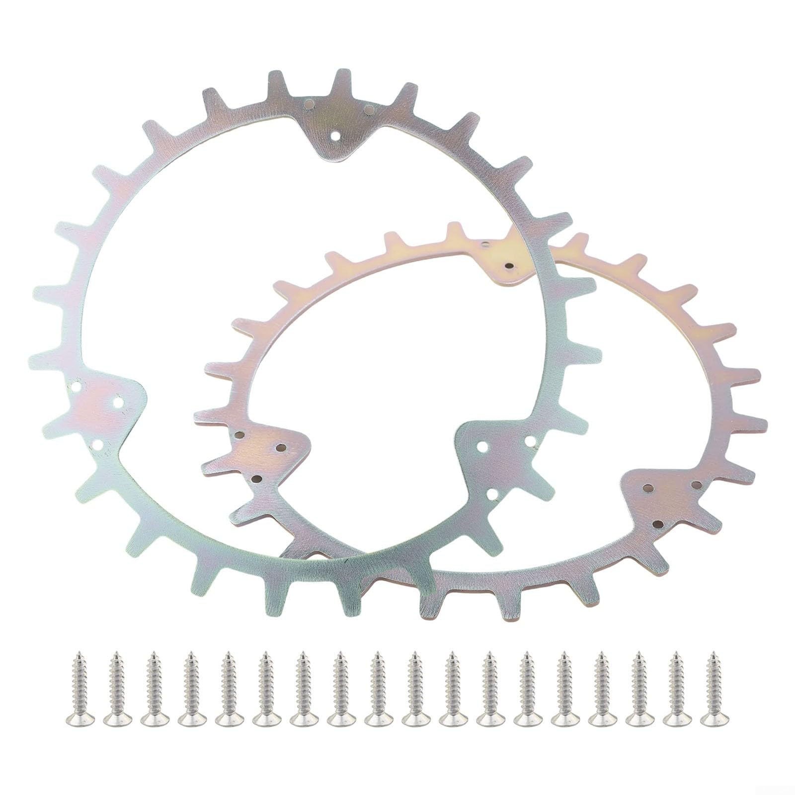 NbgrvB 252 mm Traktionsrad, rutschfeste Spikes für 420/320/430X/435X/440/450X Rasenmäherroboter, Edelstahl-Rad von NbgrvB