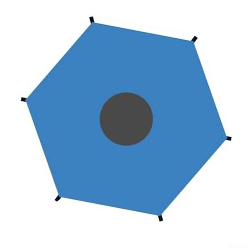 Sonnenschutz, Anti-Beschichtung, reißfestes Oxford-Gewebe, wetterbeständig, 1,8 m / 4,3 m Optionen (2,4 m - 6 Stangen) von NbgrvB