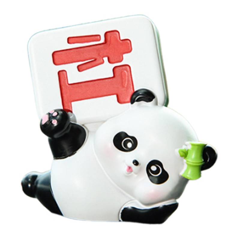 Panda Auto Dekorationen, Panda Figuren auf dem Armaturenbrett - Mahjong Panda Ornament Tischspielzeug Puppen - Kreative Chinesische Stil Kuchen Toppers Home Decor, d von Nbhuiakl