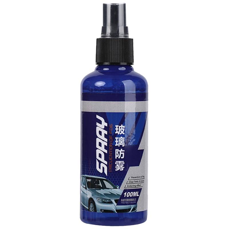 Windschutzscheiben-Antibeschlag- Anti-Regenspray für Auto l 100 ml Regenfeste Beschichtung für die Windschutzscheibe eines Autos | Autoglas-Antibeschlagspray, multifunktionale Autoglas-Anti-Regen-Lösu von Nbhuiakl