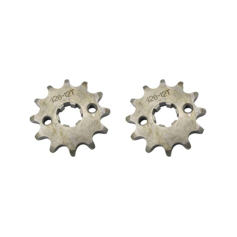 2 Satz 12T Zähne 17 mm 428 Kette Front Ritzel Pit Quad Dirt Bike ATV Buggy von NeaxgeandX