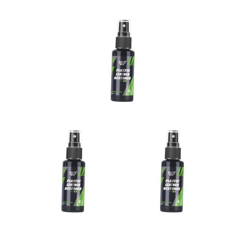 3er-Set Auto-Leder-Plastik-Renovator-Spray, Premium-Formel, flüssig, 50 ml von NeaxgeandX