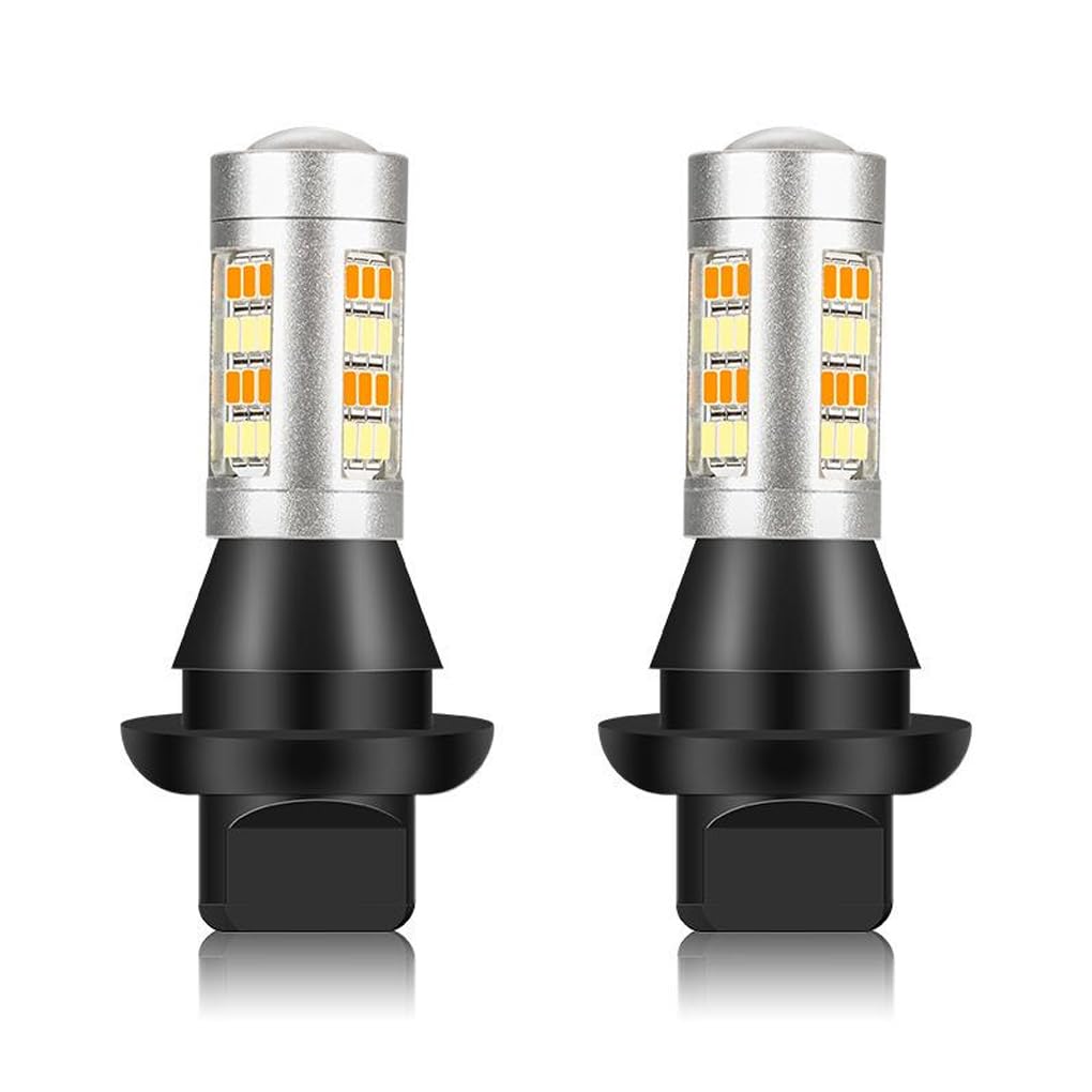 NeaxgeandX 2 Stück Auto Hohe Helligkeit Tagfahrlicht Blinker Fahrzeug Signal Lampe DRL Automotive Automobile Upgrade Modifizierter Stil 1 von NeaxgeandX