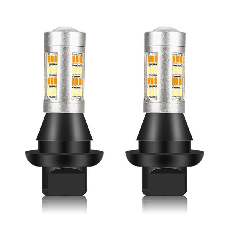 NeaxgeandX 2 Stück Auto Hohe Helligkeit Tagfahrlicht Blinker Fahrzeug Signal Lampe DRL Automotive Automobile Upgrade Modifizierter Stil 1 von NeaxgeandX