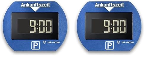 Needit elektronische Parkscheibe Park Lite I automatische Parkscheibe elektrisch mit Zulassung vom Kraftfahrt-Bundesamt I Digitale Parkuhr mit 2 Displays & vielen Funktionen, langlebig & zuverlässig von Needit