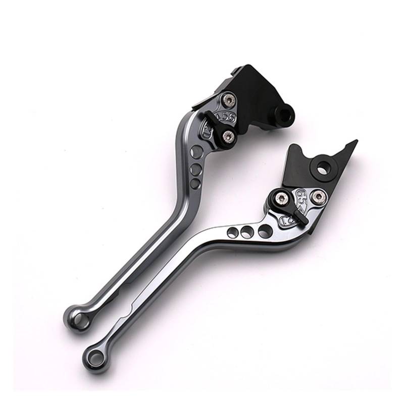 Bremsgriffhebel Kupplungsbremshebel Für Für YZFR3 YZFR25 YZF R3 R25 YZF-R3 YZF-R25 2014-2022 MT-03 MT-25 Lange/Kurz Bremse Kupplung Hebel Fit Kupplungshebel(Long Titanium) von Neini