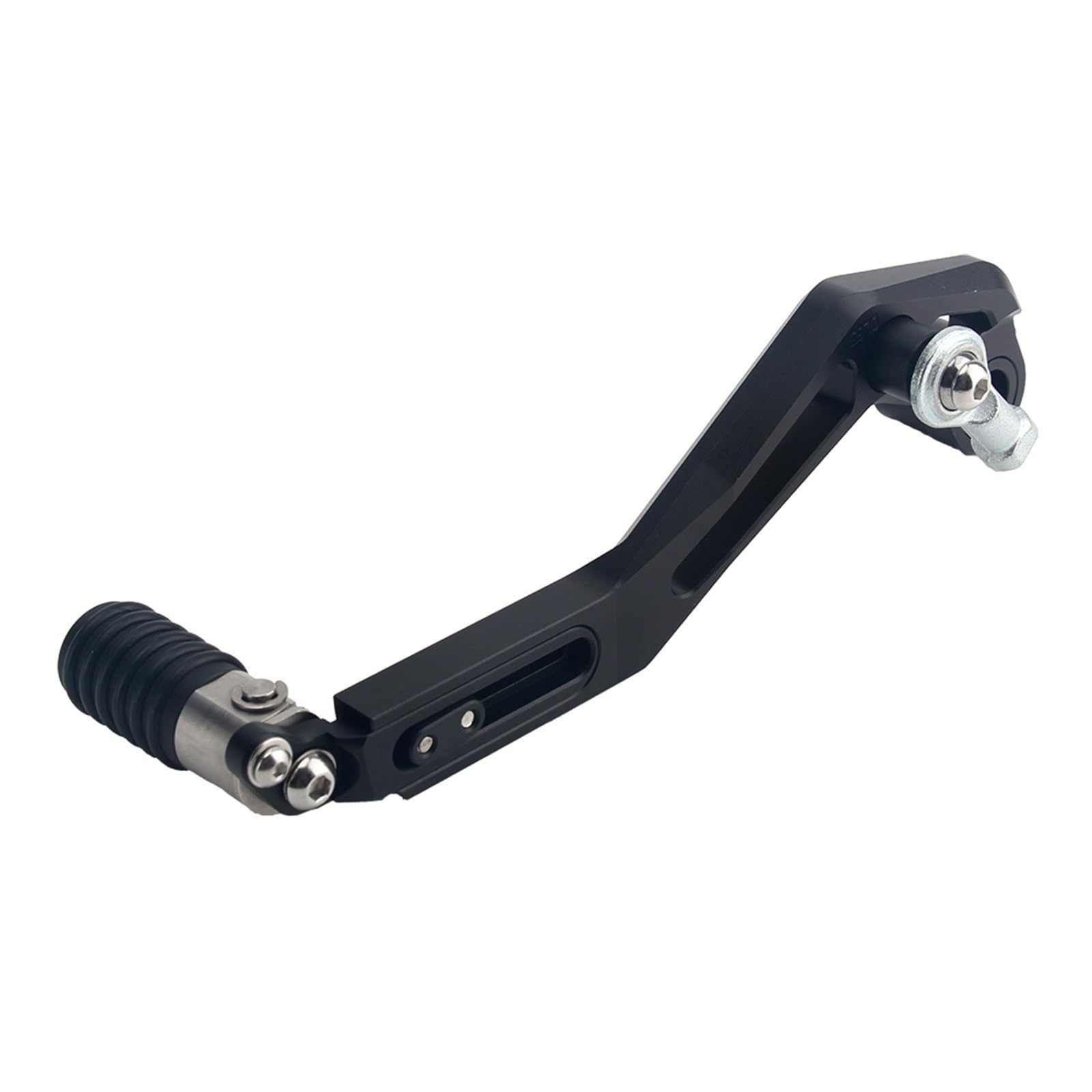 Gang-Stabilisator Aluminium Motorrad Verstellbare Falten Getriebe Shifter Shift Pedal Hebel Für V-Strom DL 650 Für V-Strom 650/XT 2017-2021 Für DL650 Hochfester Schaltstabilisator(Black) von Neini