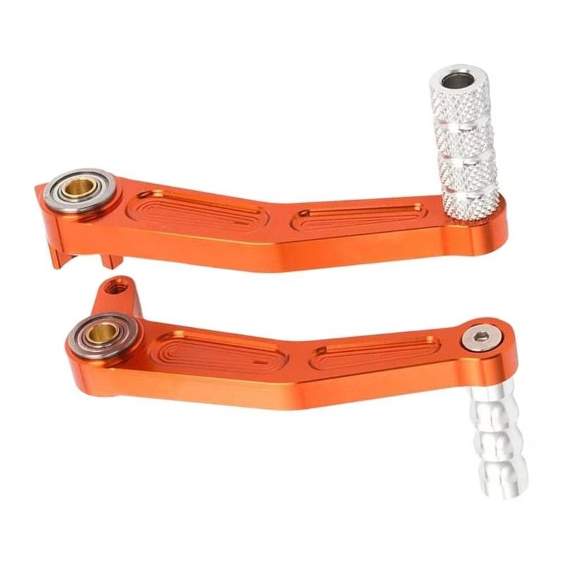 Gang-Stabilisator CNC Aluminium Motorrad Fußbremshebel Schalthebel Pedal Orange Für Duke 125 200 390 2013 2014 Hochfester Schaltstabilisator von Neini