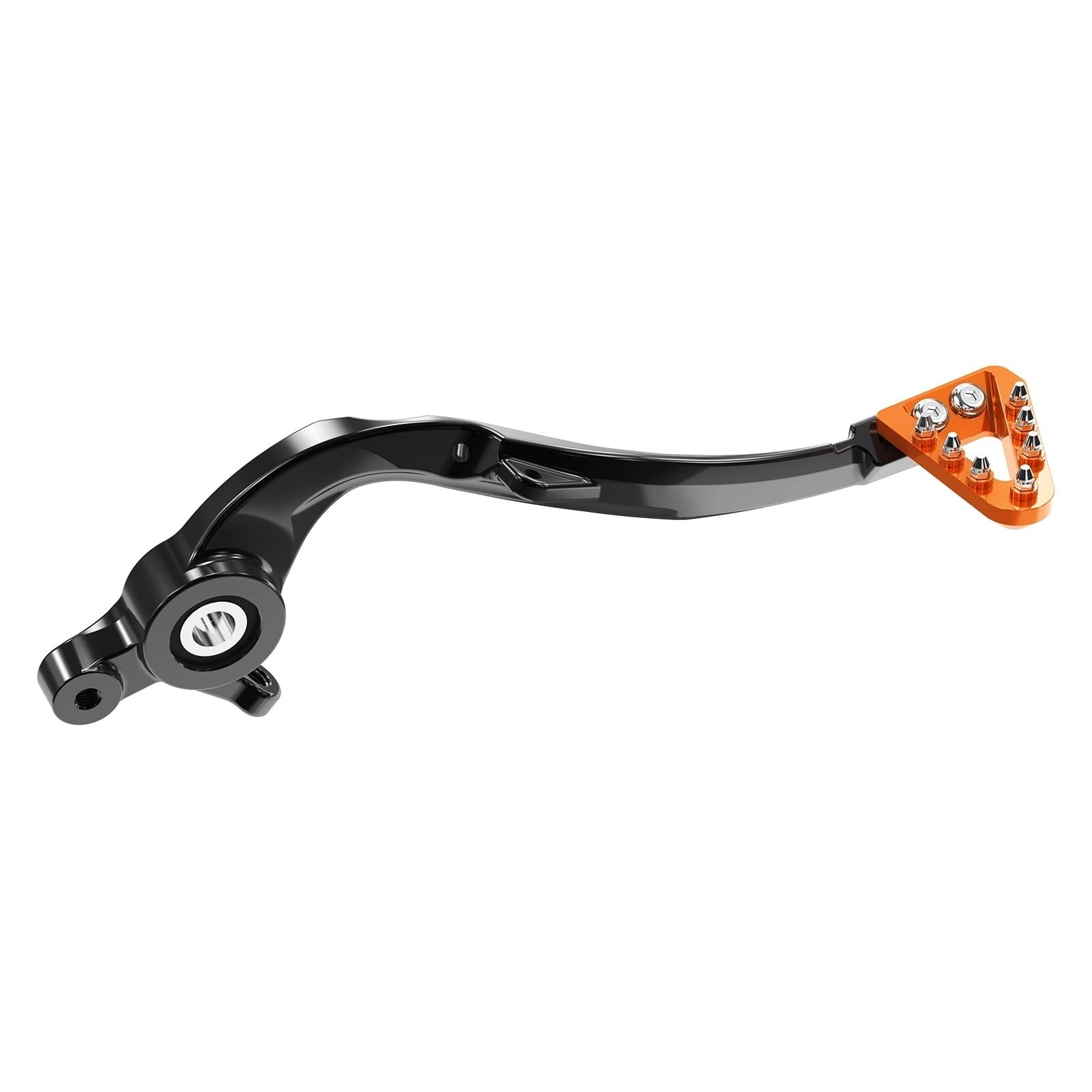 Gang-Stabilisator Einstellbarer Bremspedalhebel Für 125 250 300 350 450 501 TE TEi FE TX FX TC FC 2017-2024 Geschmiedeter Schalthebel Hochfester Schaltstabilisator(Orange,Brake Pedal Lever) von Neini