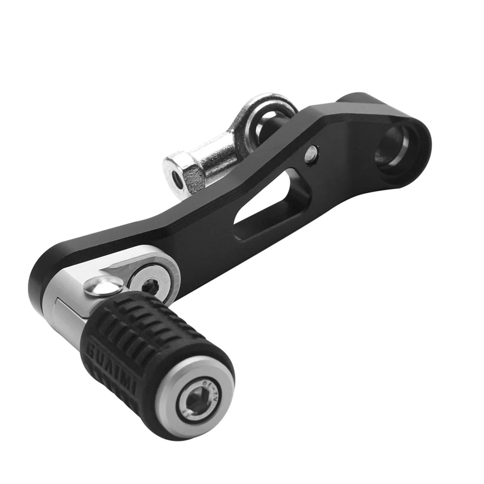 Gang-Stabilisator Für CB500X Für CBR500R Für CB500F 500X CMX500 Rebel 2013-2023 Motorrad Einstellbare Folding Getriebe Shifter Shift Pedal Hebel Hochfester Schaltstabilisator(Silver) von Neini