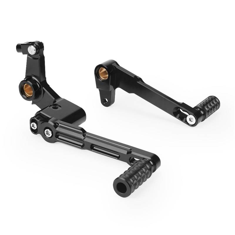 Gang-Stabilisator Für Ducati Für Monster 696 795 796 1100/S Motorradzubehör CNC-einstellbares Schaltpedal Schalthebel Hinteres Fußbremspedal Hochfester Schaltstabilisator(One Set) von Neini