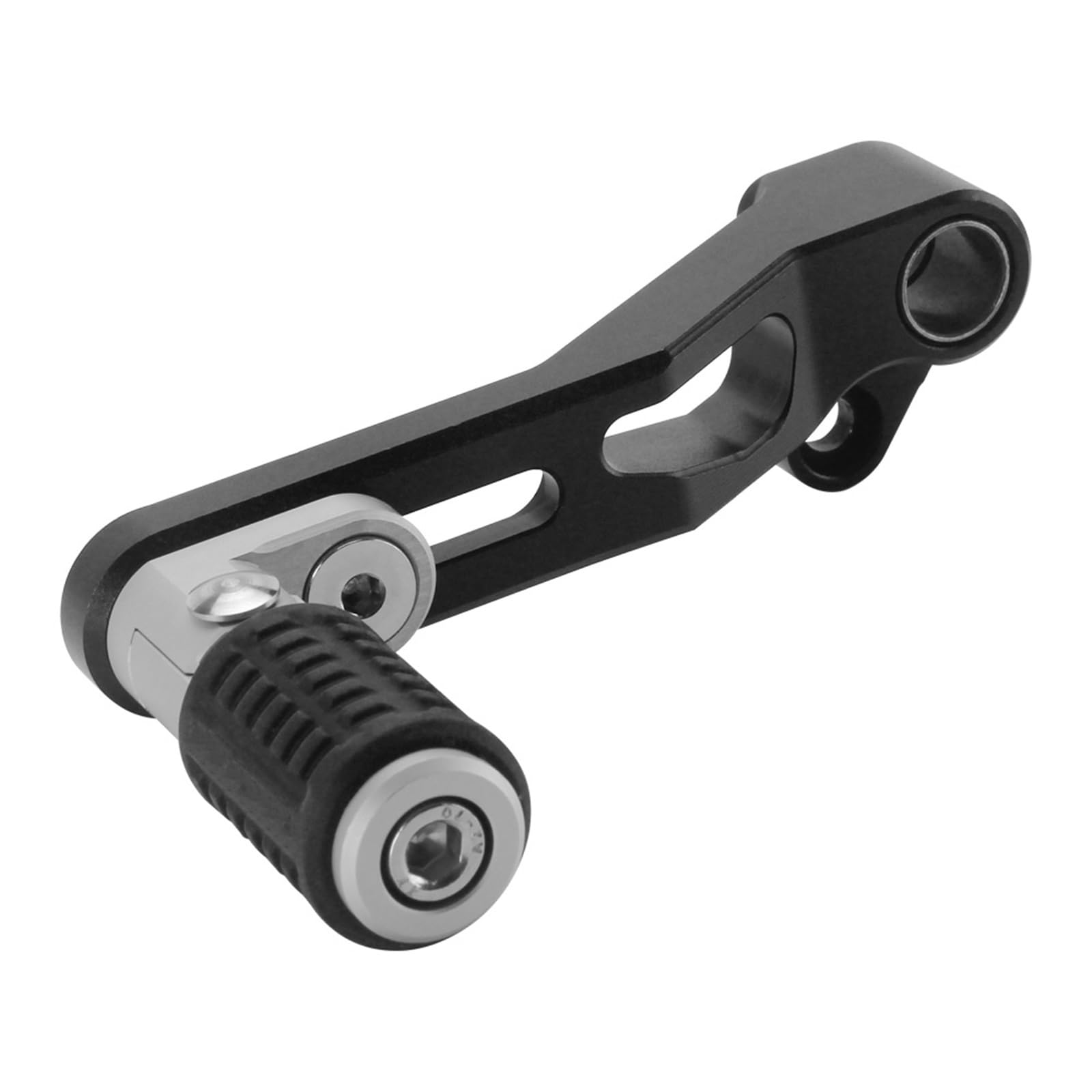 Gang-Stabilisator Für Ducati Für Panigale 848 EVO Für 1098 1098S 1098R 1198S 1198R 2007-2013 Motorrad Einstellbare Getriebe Shifter Shift Pedal Hebel Hochfester Schaltstabilisator(Silver) von Neini