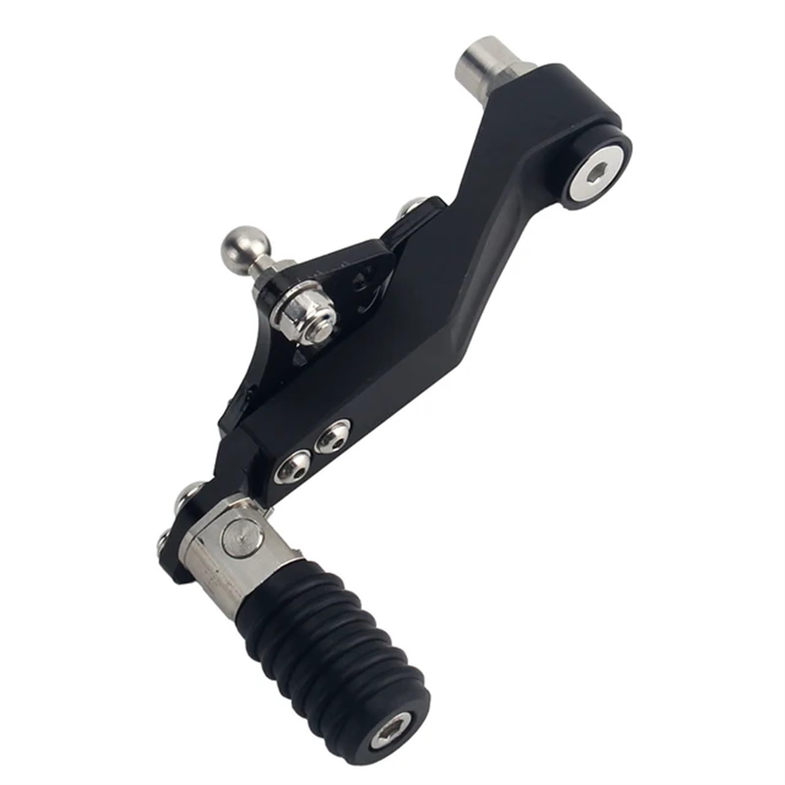 Gang-Stabilisator Für F750GS Für F850GS ADV 2018-2021 Motorrad Einstellbare Klapp Schalthebel Schaltpedal Hebel Hochfester Schaltstabilisator(Black) von Neini