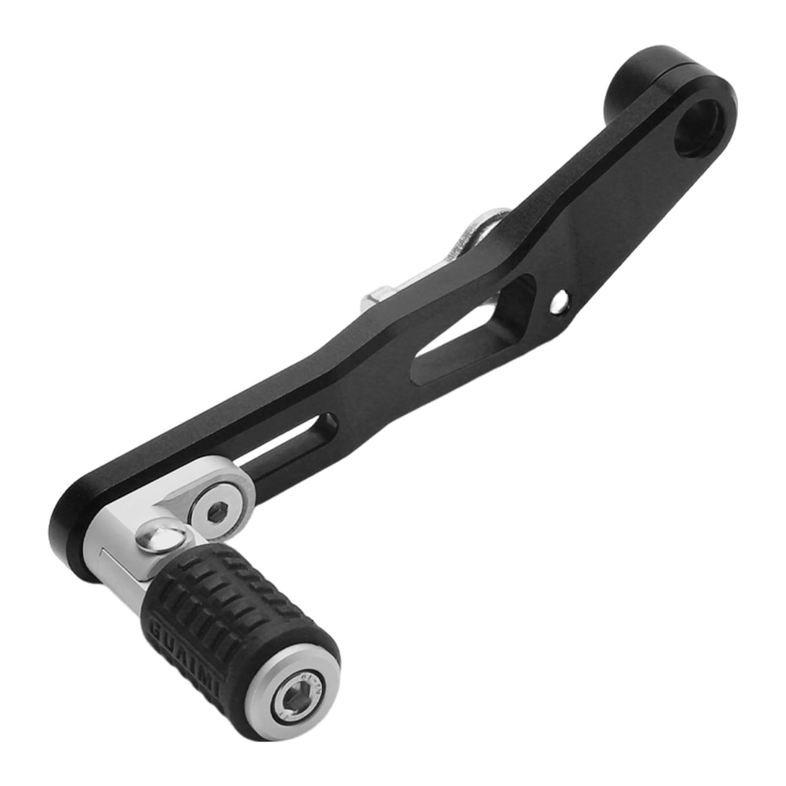 Gang-Stabilisator Für MT07 Für XSR700 MT 07 Für Tracer 700 GT FZ07 2014-2024 Getriebe Schalthebel Einstellbar Links Shifter Pedal Motor Teile Hochfester Schaltstabilisator(Silver) von Neini