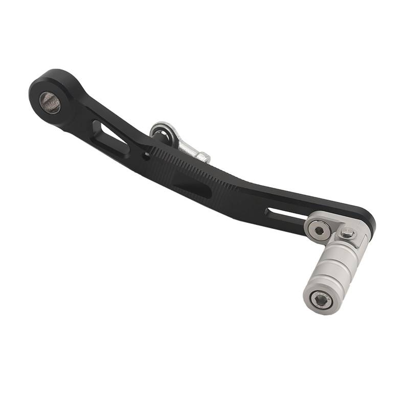 Gang-Stabilisator Für Tiger900 Für Tiger 900 GT Rally Pro 2019 2020 2021 2022 Getriebe Shifter Shift Pedal Hebel Motorrad Klapp Einstellbar Hochfester Schaltstabilisator(Silver) von Neini