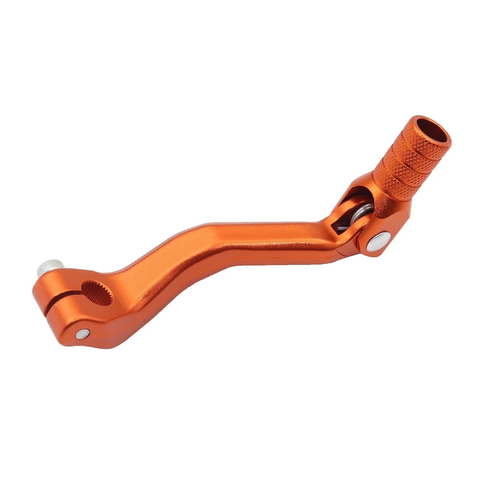 Gang-Stabilisator Motorrad ATV CNC Schalthebel Pedal Hebel Motocross 125-250cc Universal Teil Für Kayo Für T2 T4 T6 K4 K6 Für Xmotos CB NC 250 300 450 Hochfester Schaltstabilisator(Orange) von Neini