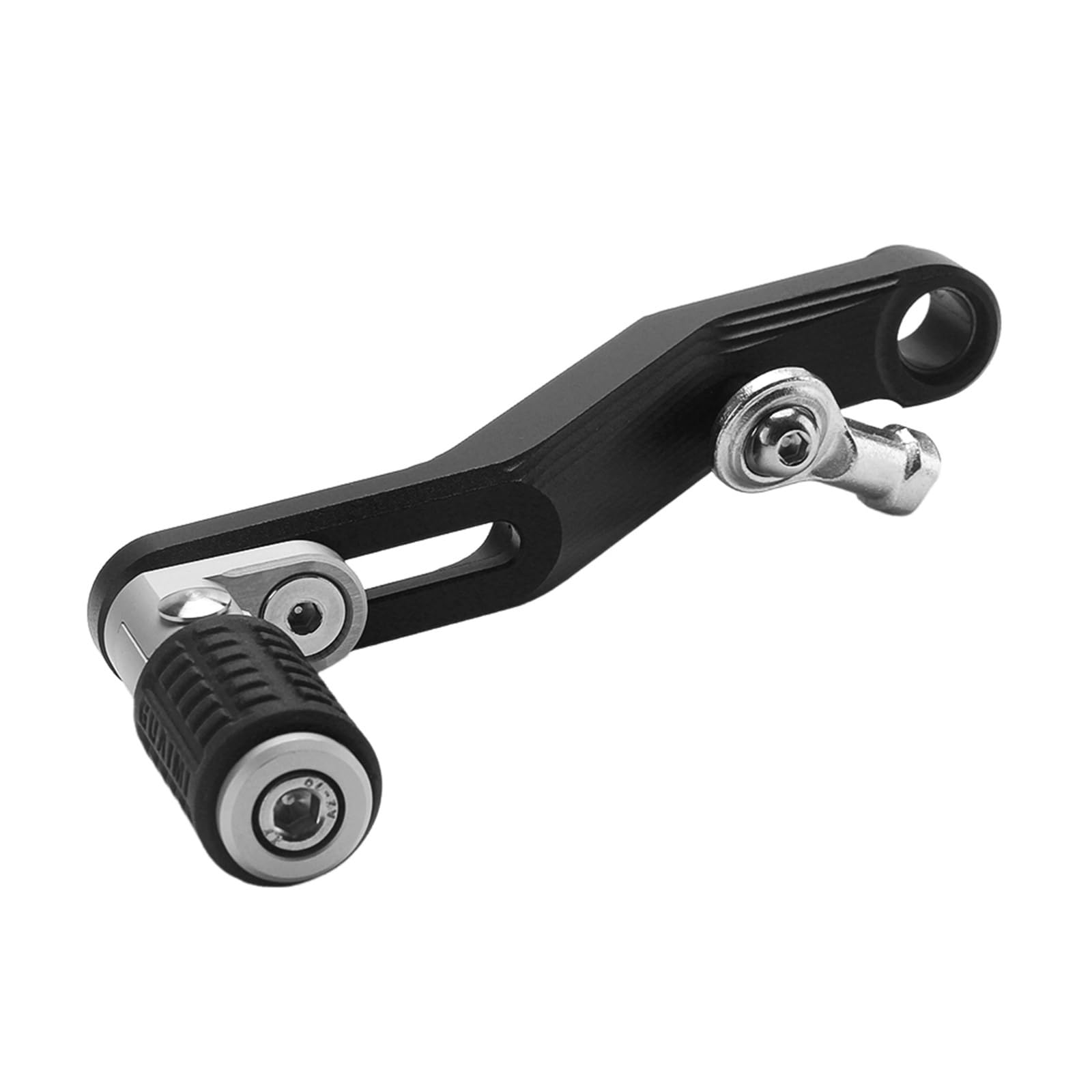 Gang-Stabilisator Motorrad Aluminium Für Tenere 700 Für Tenere700 Für XTZ 700 T700 T7 2019-2024 Verstellbarer Klappschalthebel Schaltpedalhebel Hochfester Schaltstabilisator(Silver) von Neini